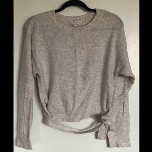 Wrap Around Waste Sweater